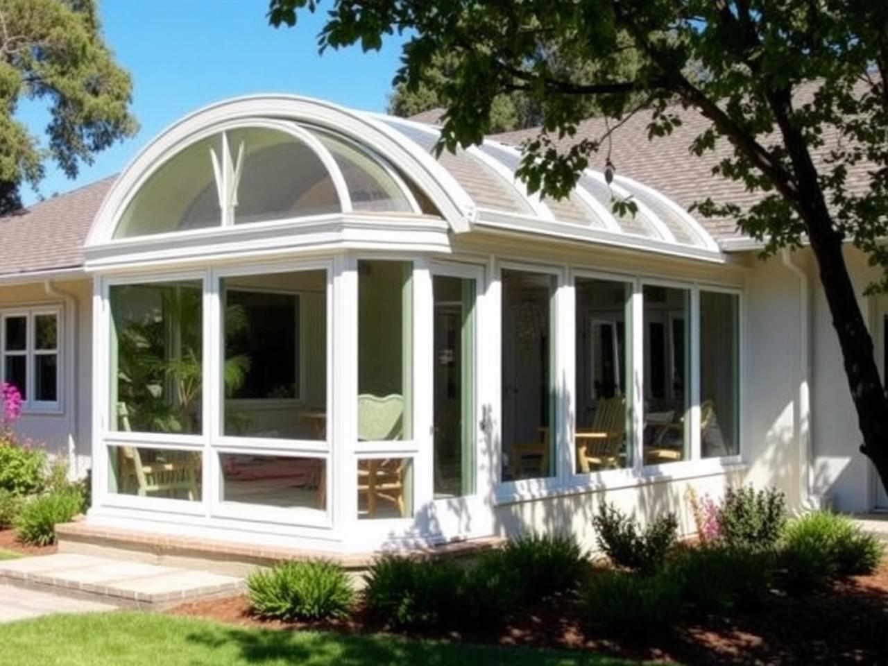 Curved Eave Conservatory