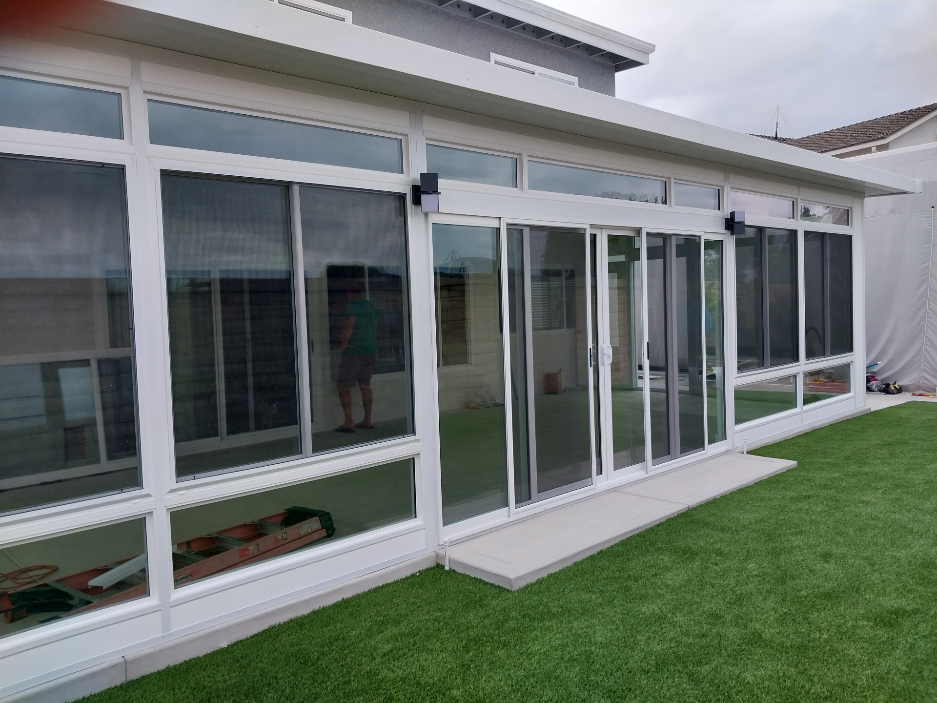 Full-Height Glass Sunroom Addition